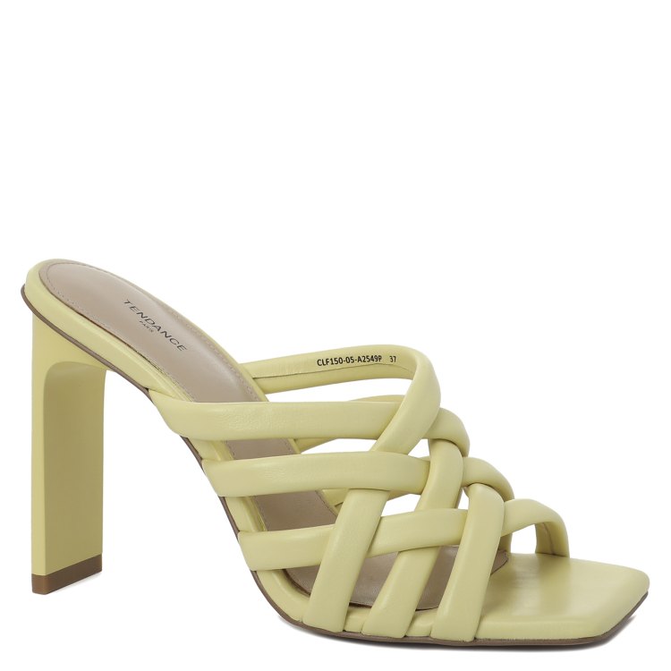 

Мюли женские Tendance CLF150-05 желтые 37 EU, Желтый, CLF150-05