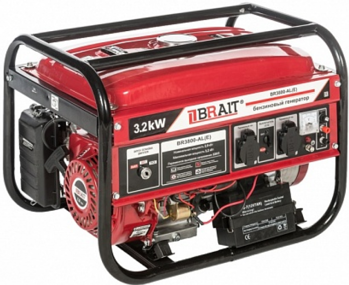 

Генератор бензиновый Brait BR3800-CU(Е) 02.01.048.029, BR3800-CU(Е) 02.01.048.029