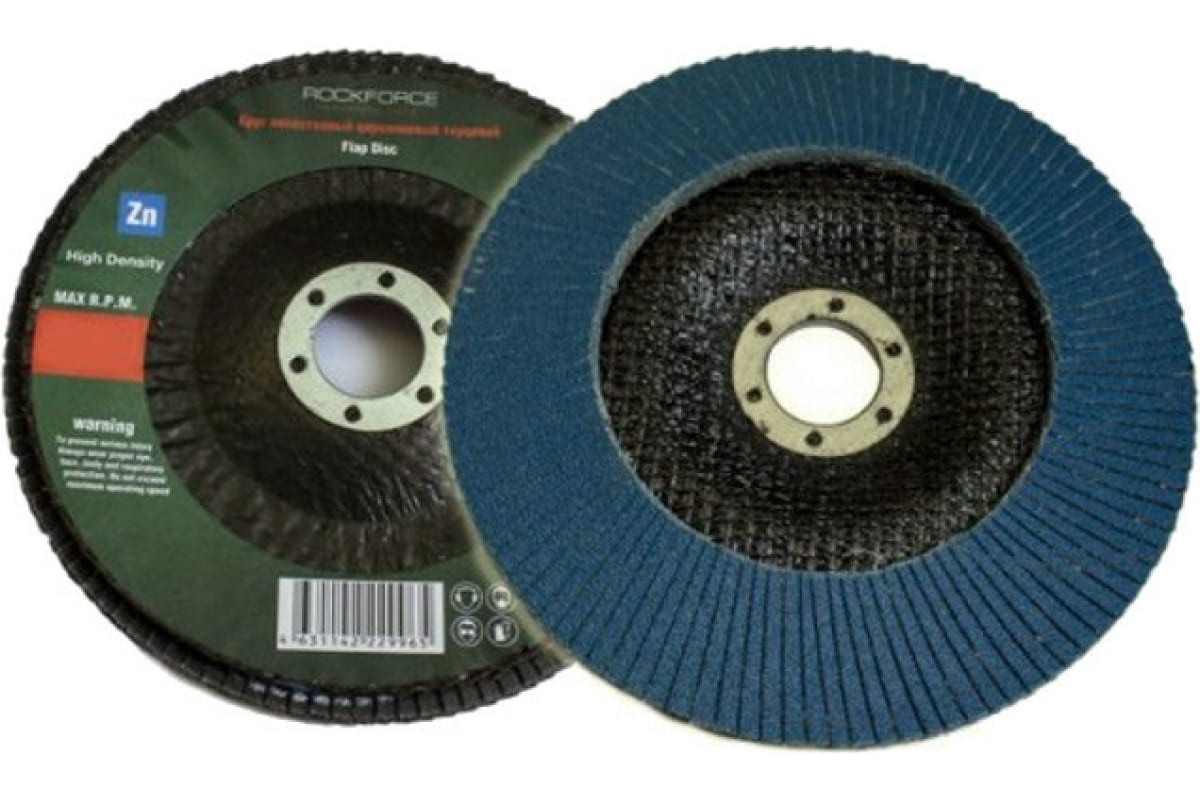 Круг Лепестковый Торцевой 150х22мм P80 Мелкий Шаг Rockforce ROCK FORCE арт. RFFD680H