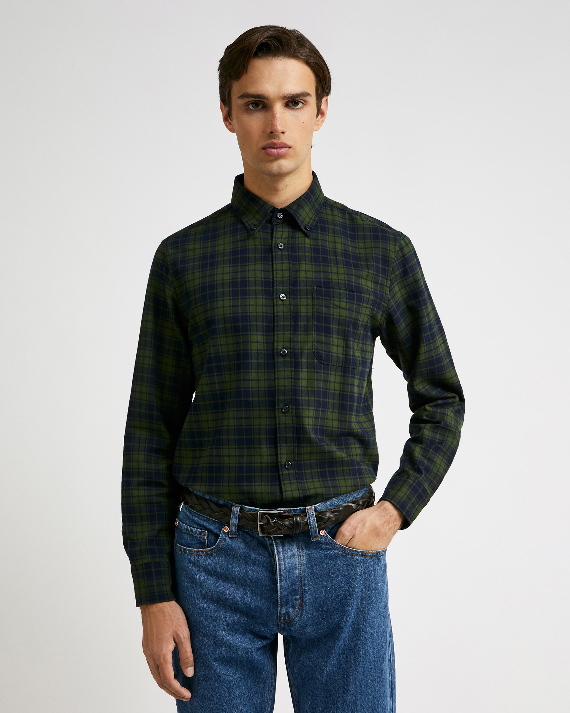 фото Рубашка мужская united colors of benetton 21a_5anj5qki8 разноцветная xl