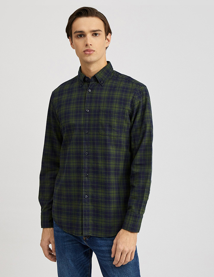 

Рубашка мужская United Colors of Benetton 21A_5ANJ5QKI8 разноцветная XL, 21A_5ANJ5QKI8