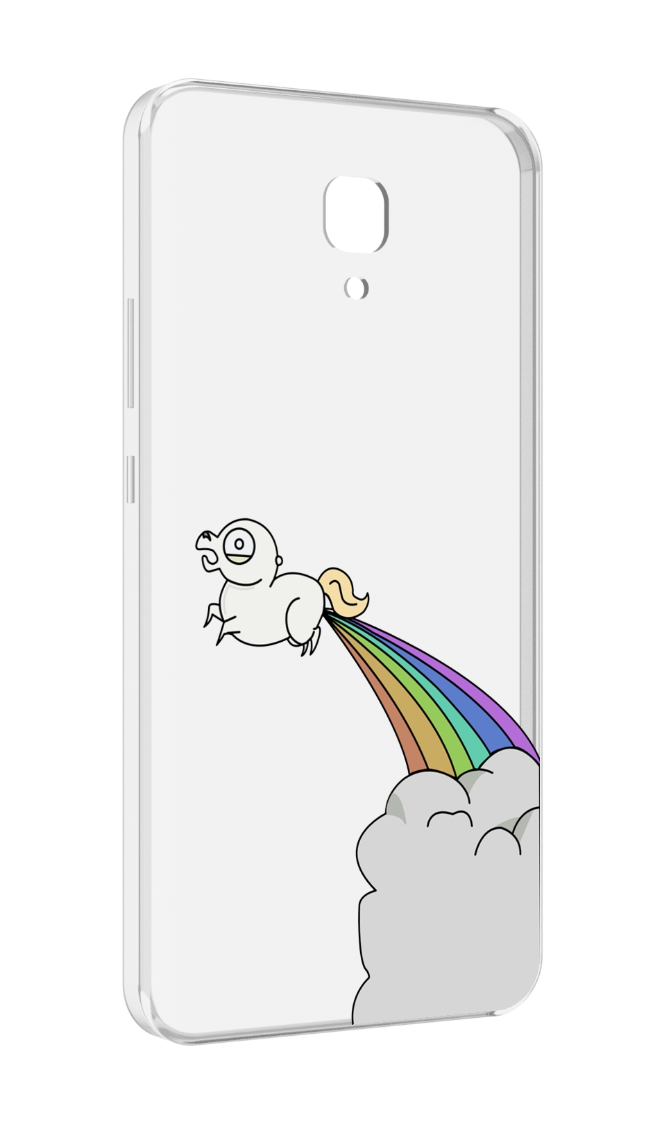 

Чехол MyPads летающее-пони детский для Meizu M5 Note, Прозрачный, Tocco