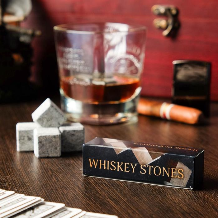 фото Камни для виски - whiskey stones, 4 шт nobrand