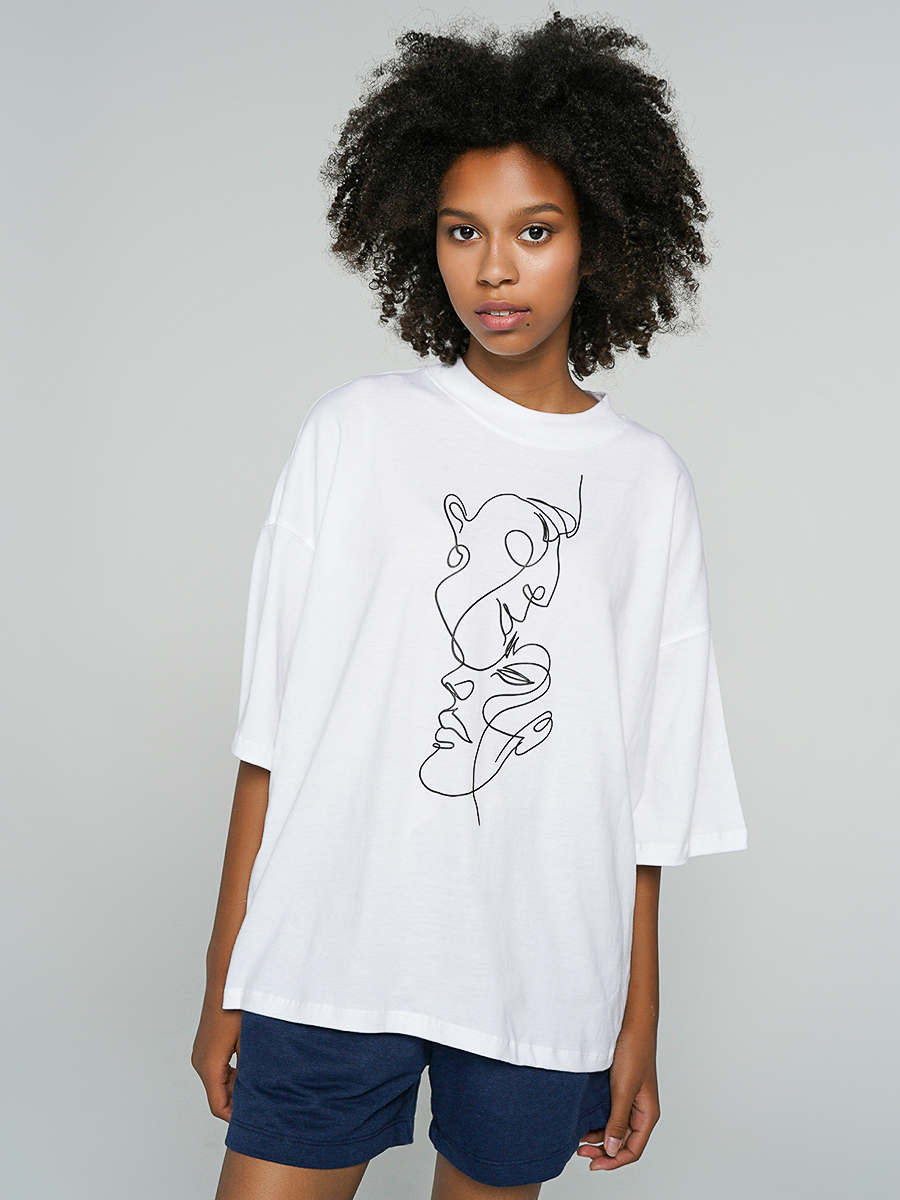 

Футболка женская ТВОЕ 80742 белая M, 80742