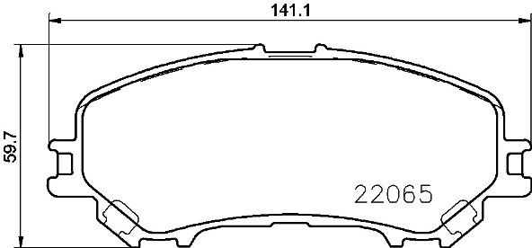 

Комплект тормозных колодок Brembo P56100