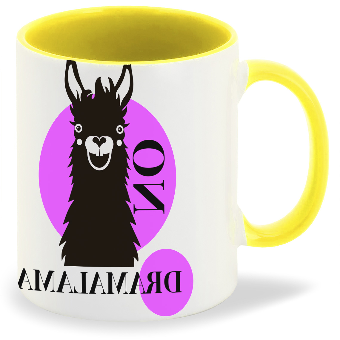 

Кружка CoolPodarok Прикол. No Dramalama Лама