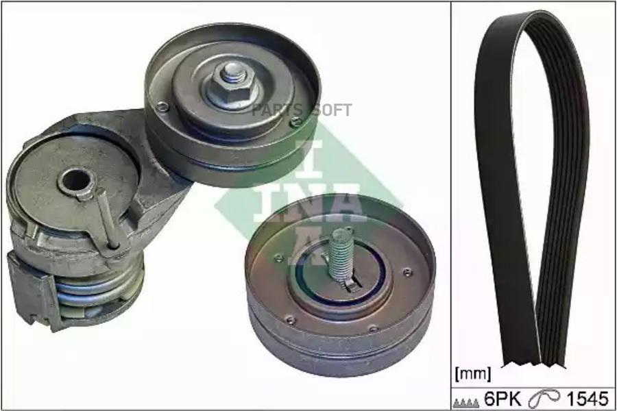 

Комплект поликлинового ремня SKODA OCTAVIA (1U) 1.4/1.6 +AC (-1Z-4-000000) 529010810
