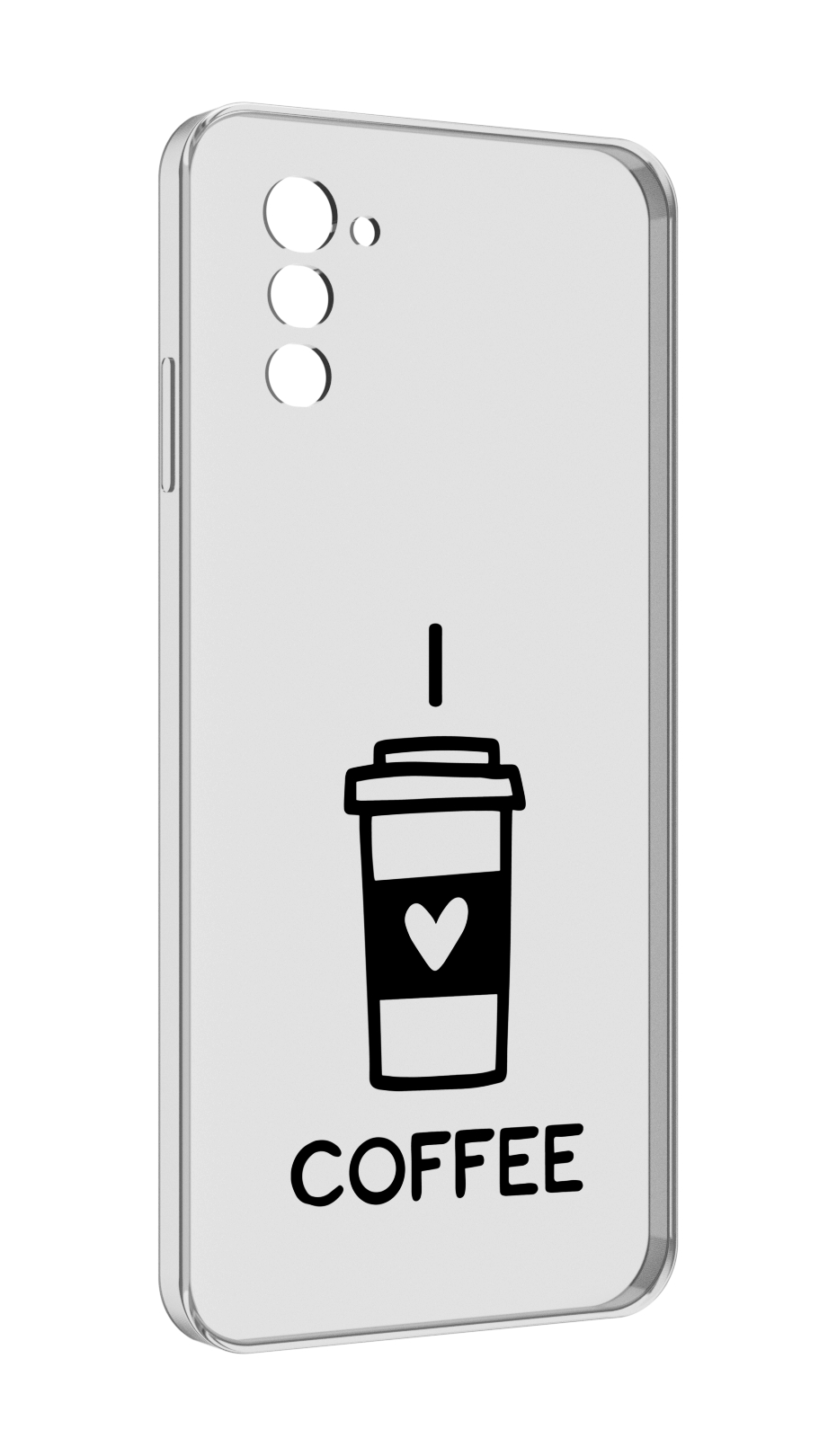 

Чехол MyPads Я люблю кофе для UleFone Note 12 / Note 12P, Прозрачный, Tocco