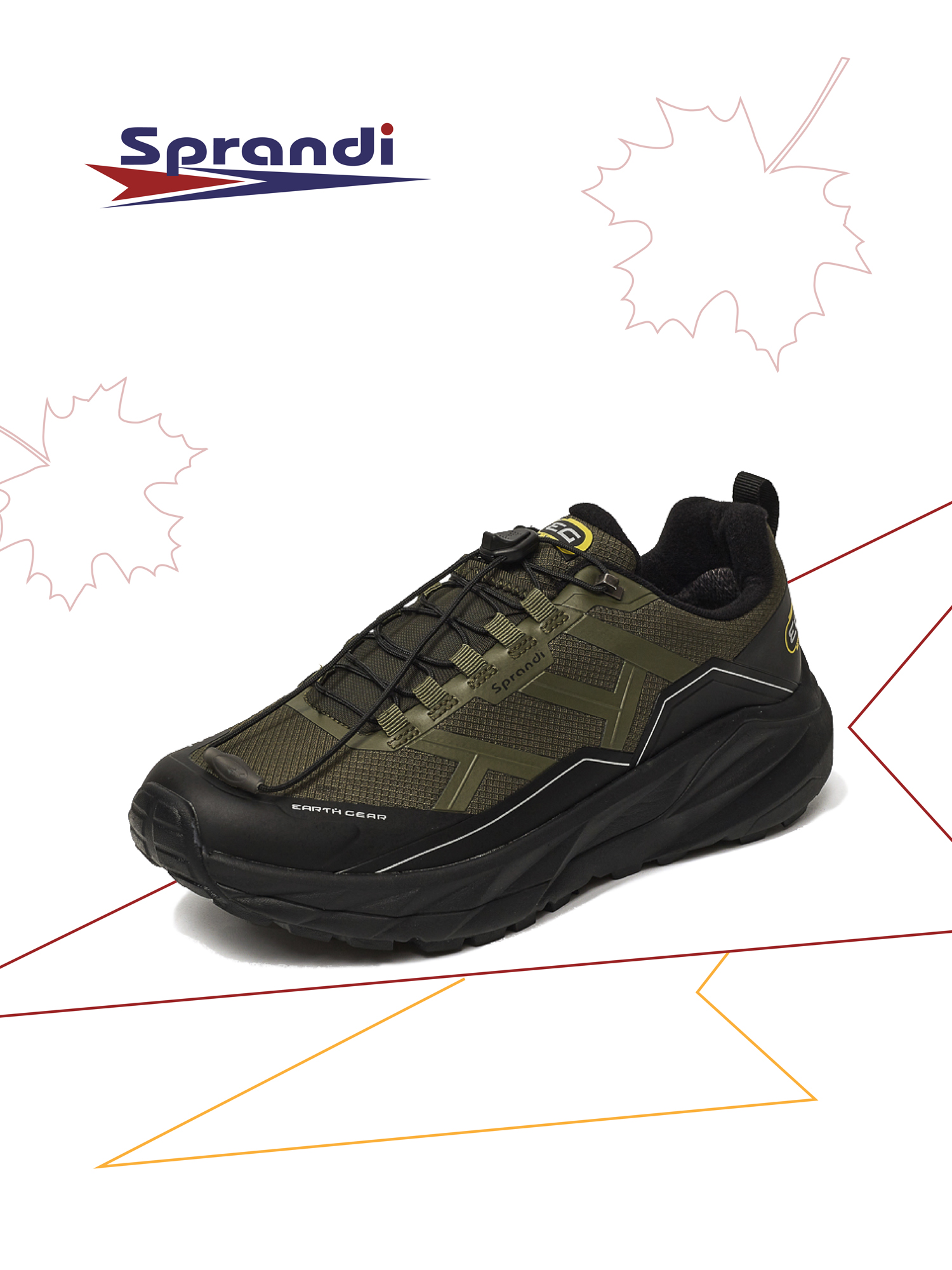 

Кроссовки мужские Sprandi P185 черные 43 EU, Черный, P185