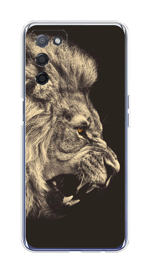 

Чехол Awog на Oppo A55 5G "Львиный рык 2", Разноцветный, 256250-1