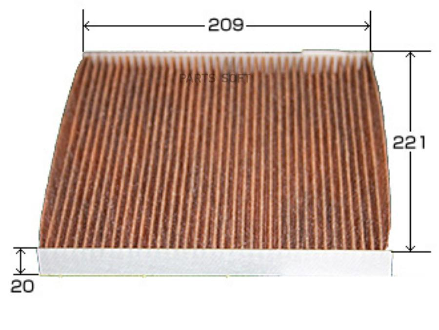 

VIC AC211EX Фильтр салона VIC AC-211EX X-Power (угольный) HR12DE '10-