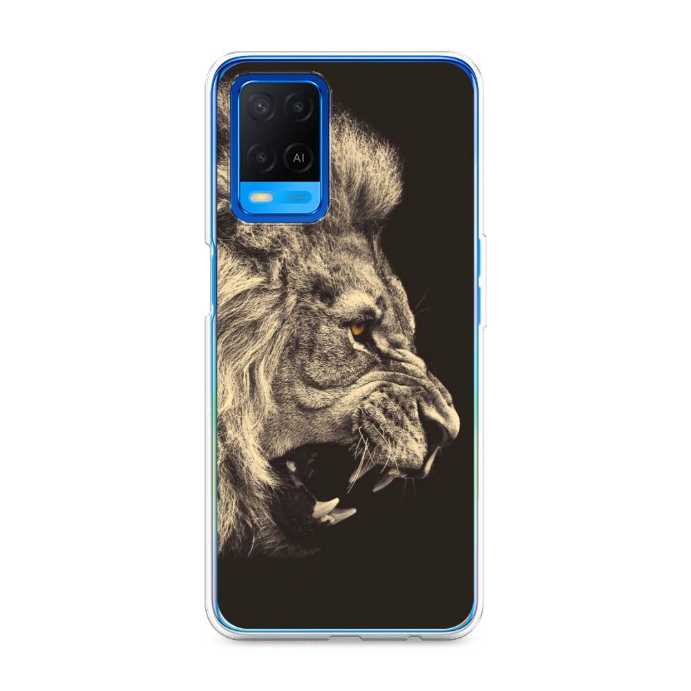 

Чехол Awog на Oppo A54 "Львиный рык 2", Разноцветный, 256150-1