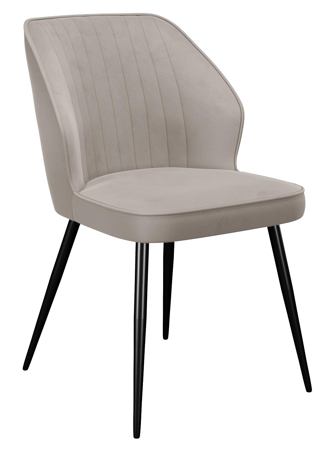 

Комплект кухонных стульев DikLine 222M B03 BEIGE, ножки черные, 222М