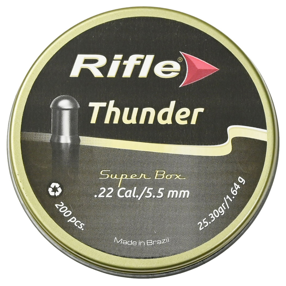 Пули для пневматики RIFLE Field Series Thunder 55 мм 164 гр 200 шт 1567₽