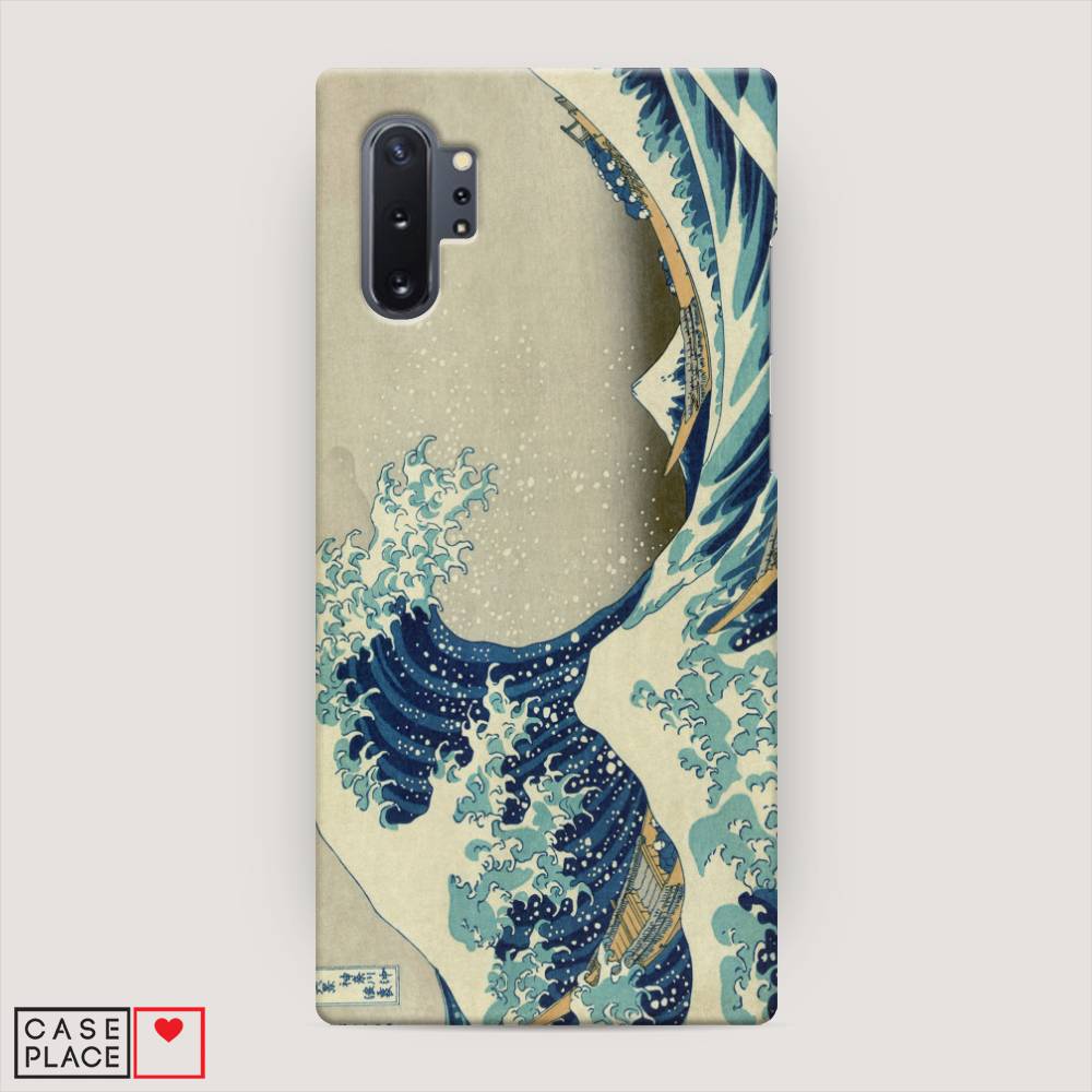 

Пластиковый чехол "Большая волна в Канагаве" на Samsung Galaxy Note 10 +, 28520-7