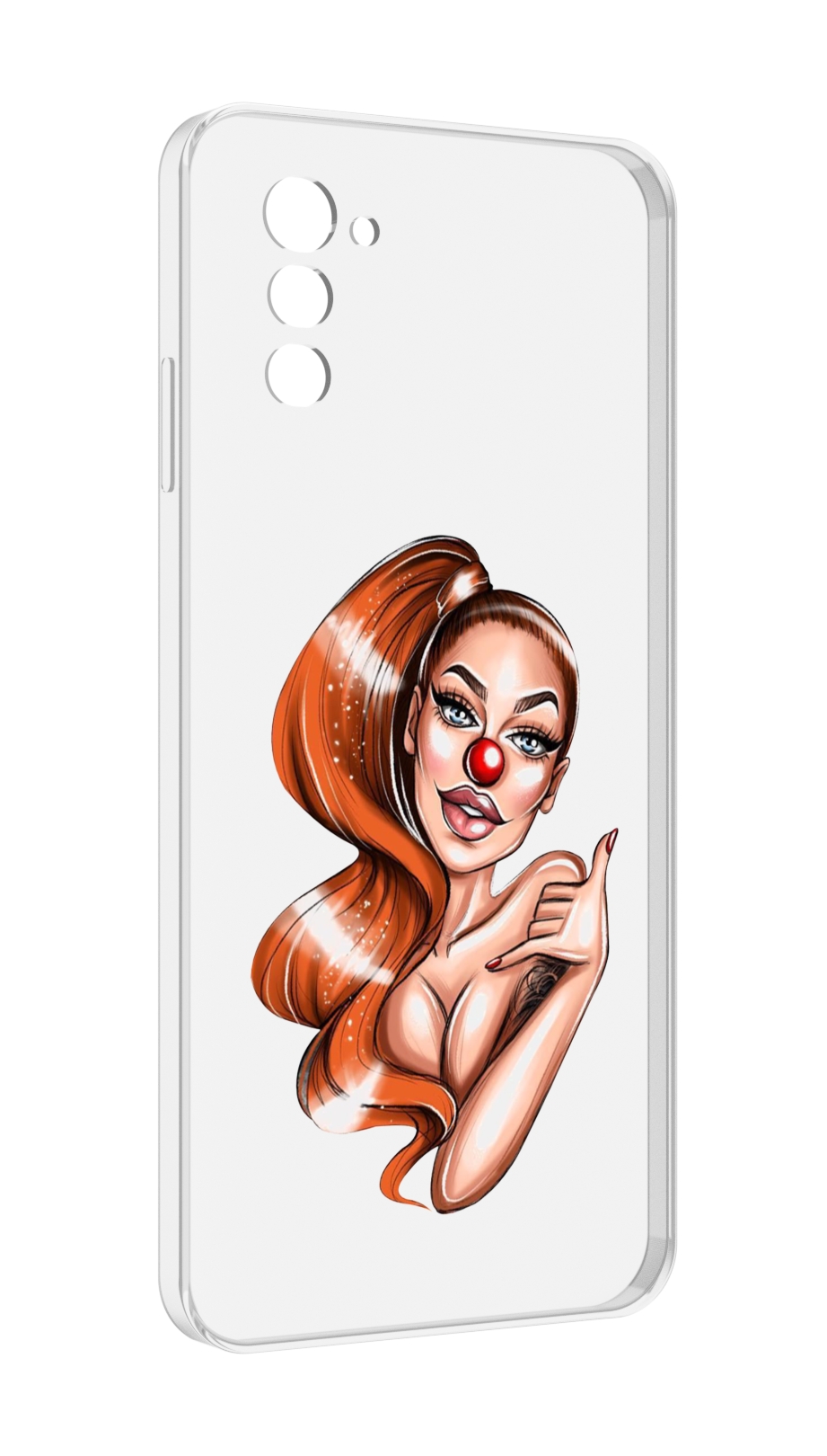 

Чехол MyPads девушка-клоун для UleFone Note 12 / Note 12P, Прозрачный, Tocco