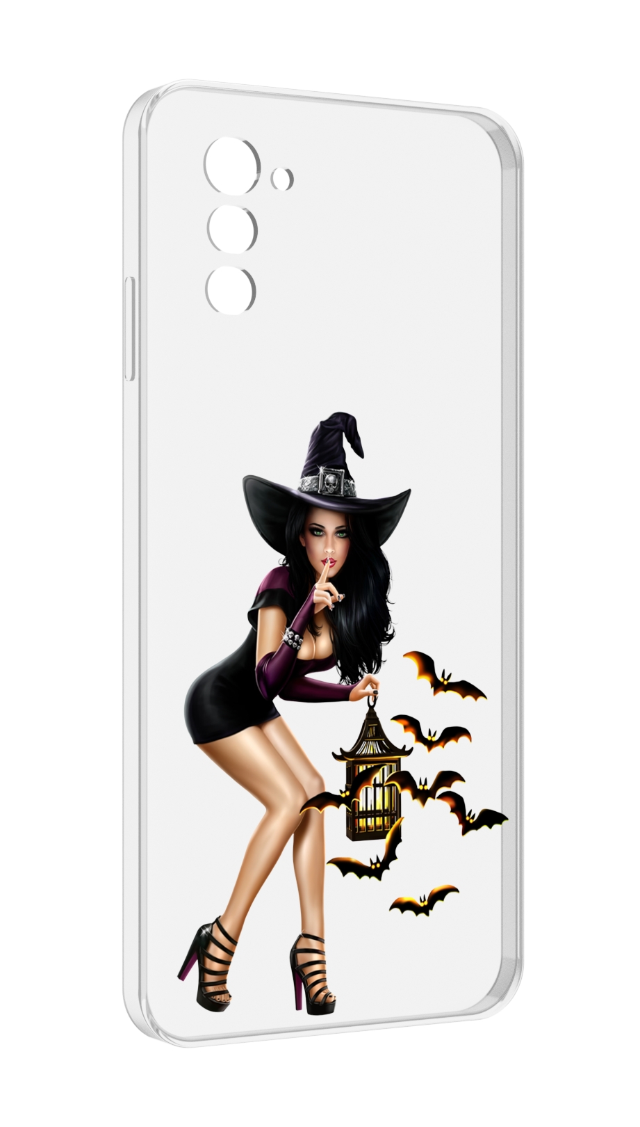 

Чехол MyPads девушка-ведьма женский для UleFone Note 12 / Note 12P, Прозрачный, Tocco