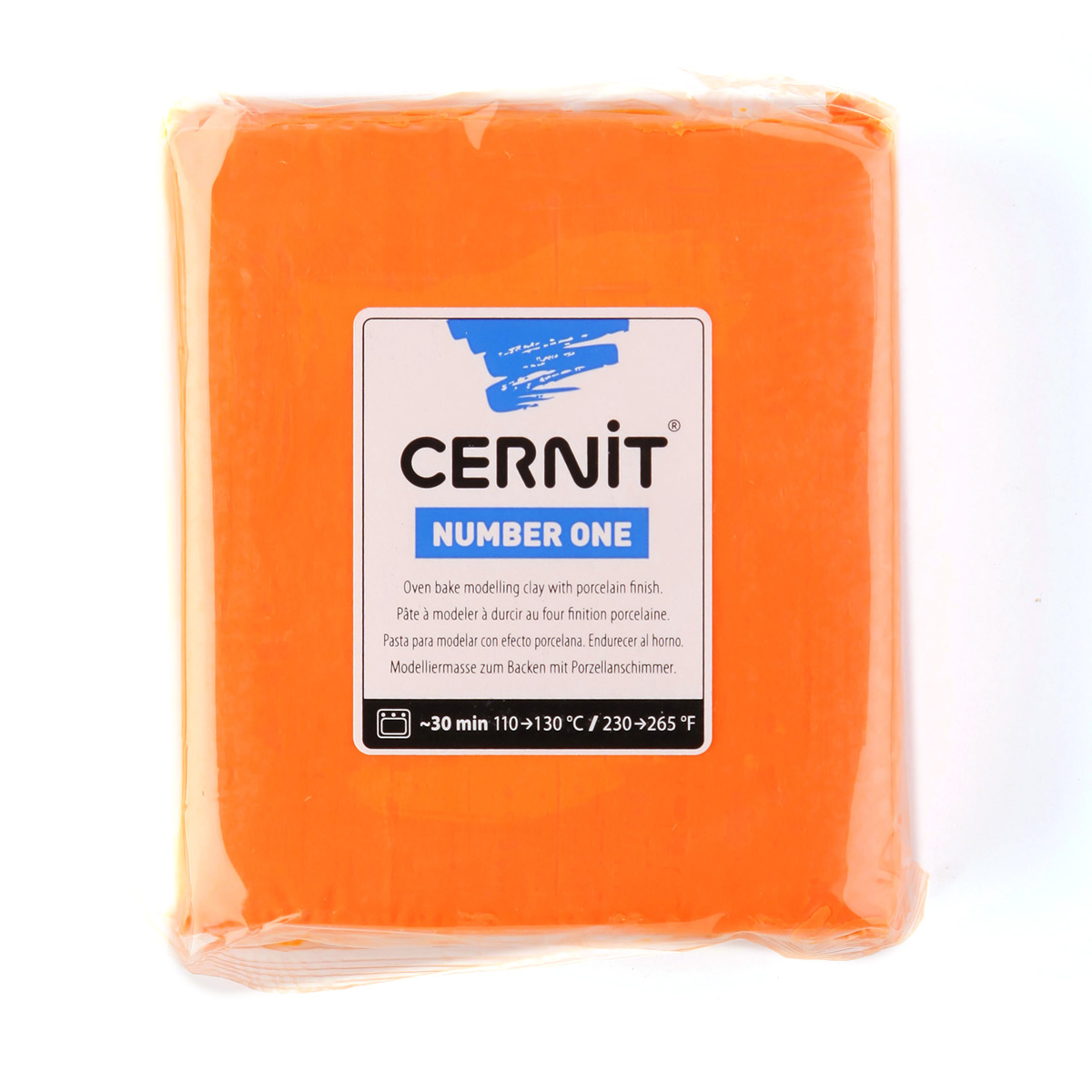 Пластика Cernit Number One 250 грамм цвет 752 оранжевый арт CE0900250 Cernit 1029₽