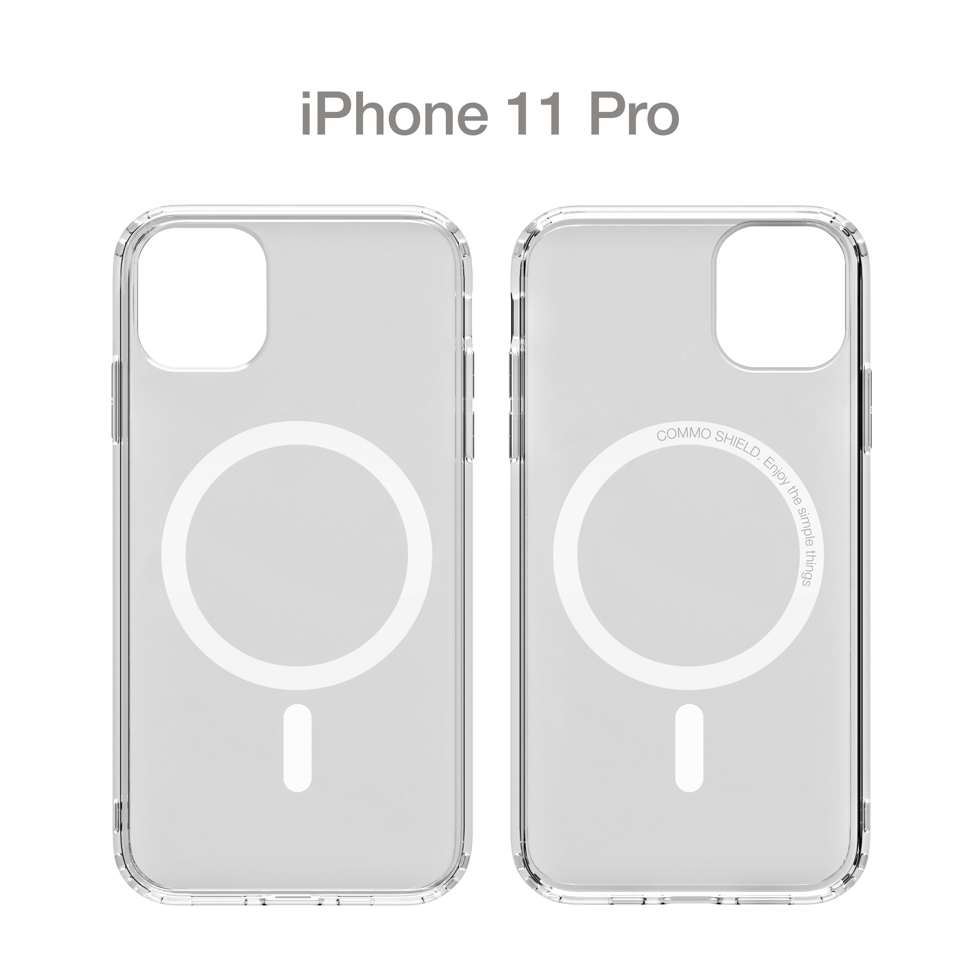 Прозрачный чехол Commo Shield Case для iPhone 11 Pro с поддержкой беспроводной зарядки