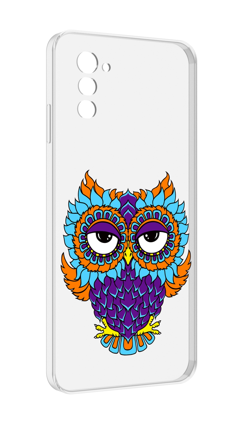 

Чехол MyPads Цветная сова для UleFone Note 12 / Note 12P, Прозрачный, Tocco