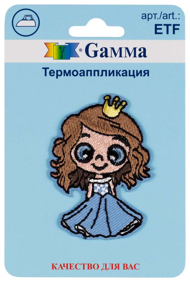 

Термоаппликация Gamma Принцесса 4x5,6 см