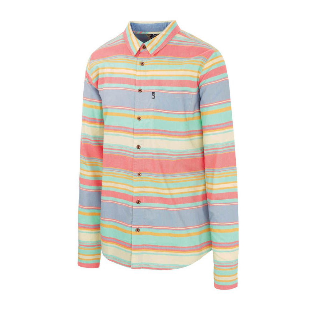 Рубашка мужская 00158977 разноцветная XL Picture Organic. Цвет: разноцветный