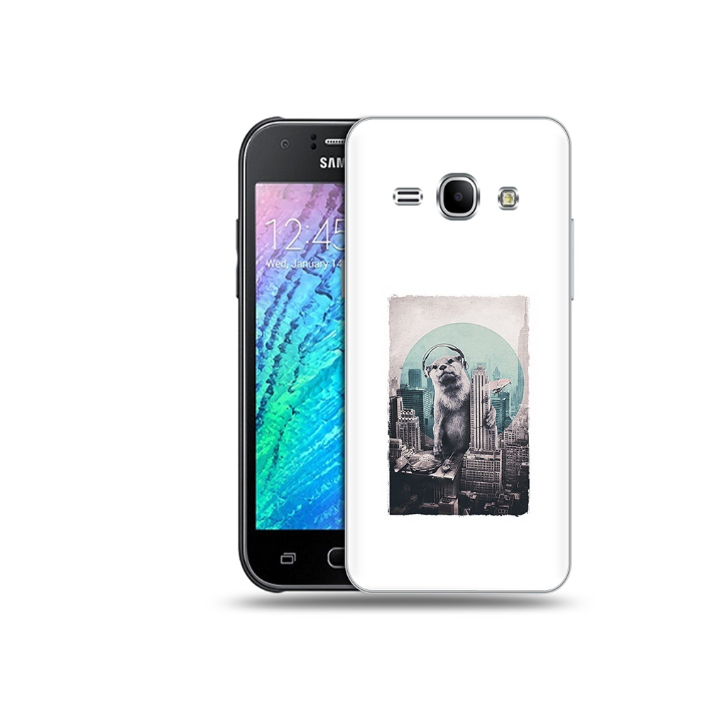 

Чехол MyPads Tocco для Samsung Galaxy J1 выдра в городе (PT26162.569.283), Прозрачный, Tocco