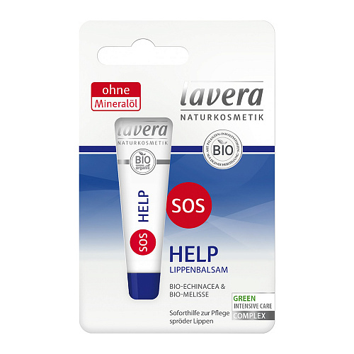 Lavera SOS-бальзам для губ Интенсивное восстановление 8 мл lavera фиксирующий гель для бровей прозрачный 9 мл