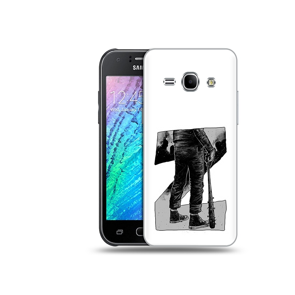 

Чехол MyPads Tocco для Samsung Galaxy J1 воин черно белый (PT26162.569.265), Tocco