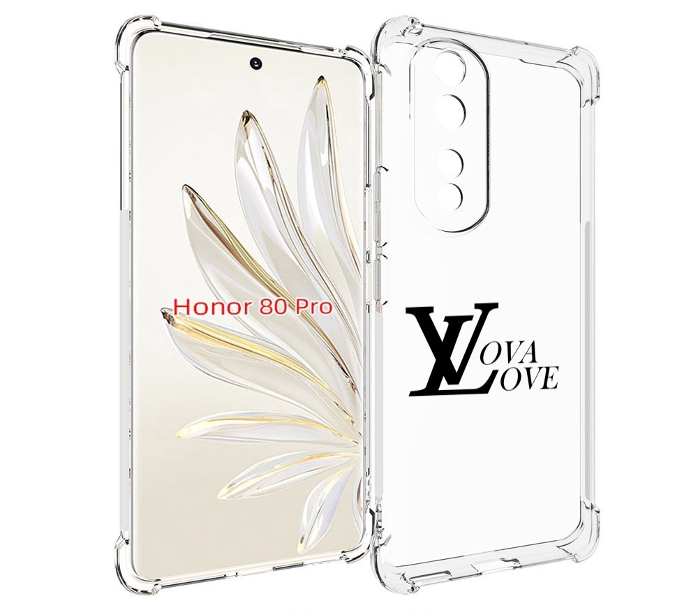 

Чехол MyPads Лова-лове для Honor 80 Pro, Прозрачный, Tocco