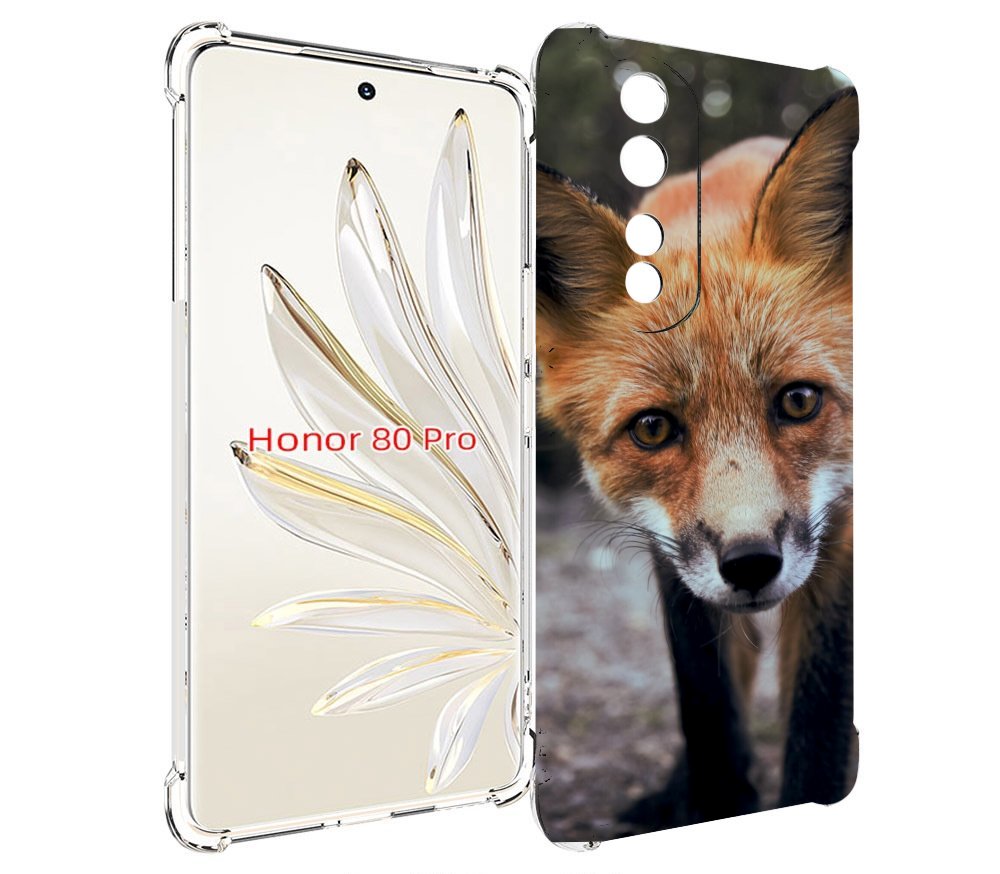 

Чехол MyPads Лисица для Honor 80 Pro, Прозрачный, Tocco