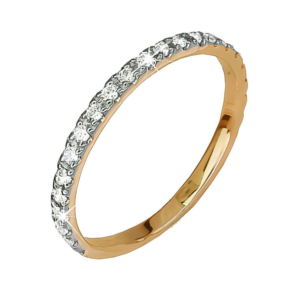 

Кольцо женское из красного золота с бриллиантом 585Gold 101012991, р. 19, 101012991