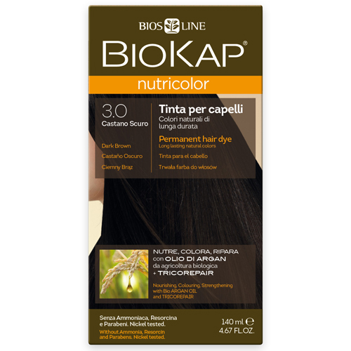 Краска для волос BioKap темно-коричневый 30 140 мл стеллаж подвесной comforty порто 50 дуб тёмно коричневый