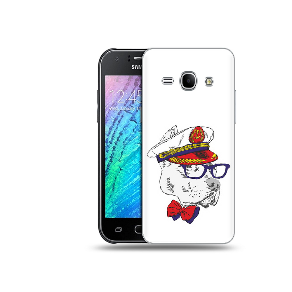 

Чехол MyPads Tocco для Samsung Galaxy J1 бульдог (PT26162.569.251), Прозрачный, Tocco