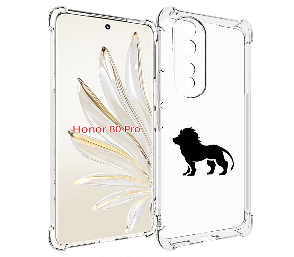 

Чехол MyPads Лев для Honor 80 Pro, Прозрачный, Tocco