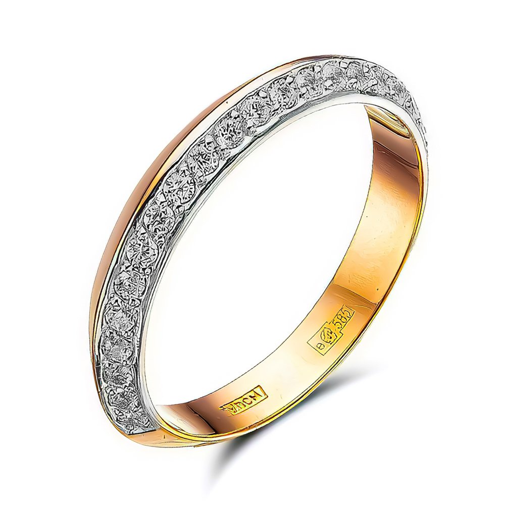 

Кольцо женское из красного золота с бриллиантом 585Gold 101013001, р, 101013001