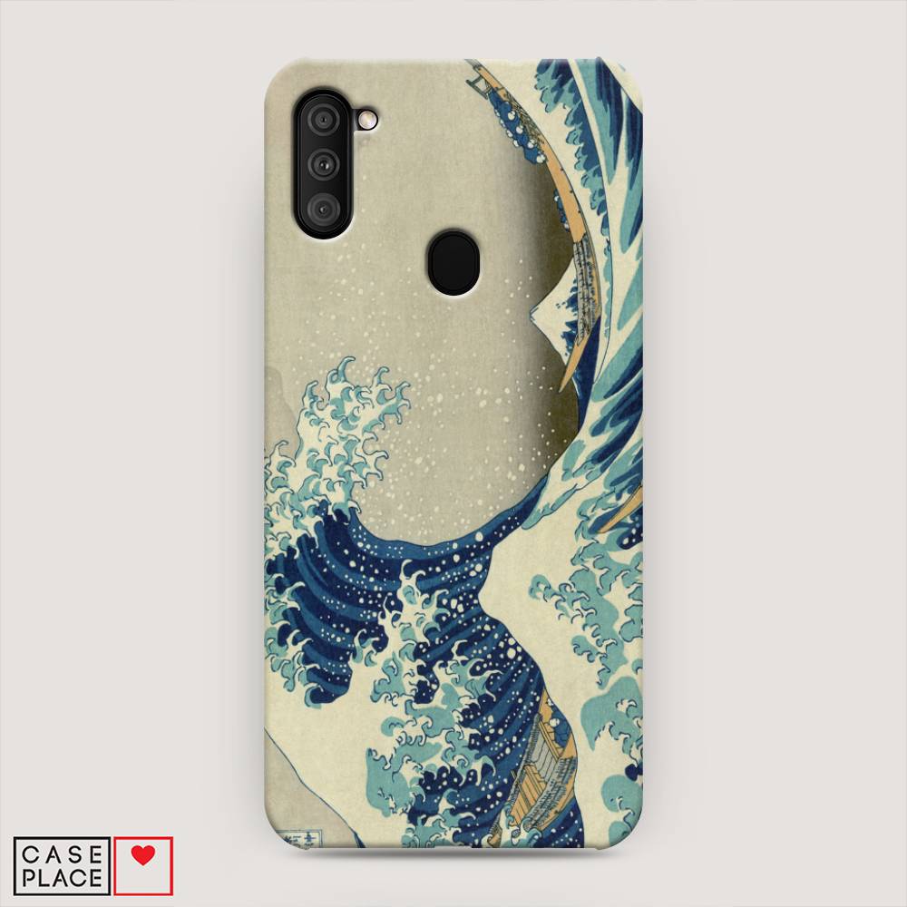 

Пластиковый чехол "Большая волна в Канагаве" на Samsung Galaxy M11, 2100620-7