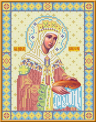 

Канва с рисунком для бисера Св. Царица Елена А4