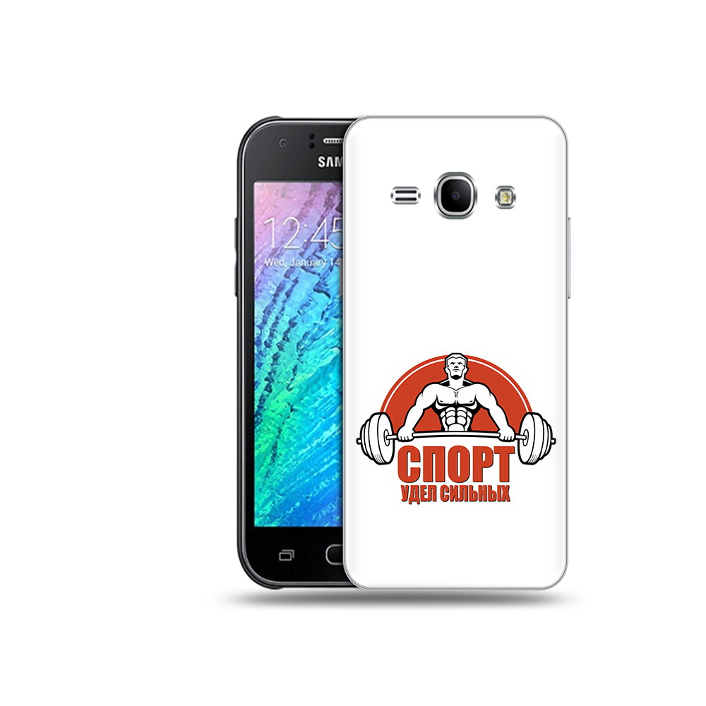 

Чехол MyPads Tocco для Samsung Galaxy J1 бодибилдинг спорт (PT26162.569.236), Прозрачный, Tocco