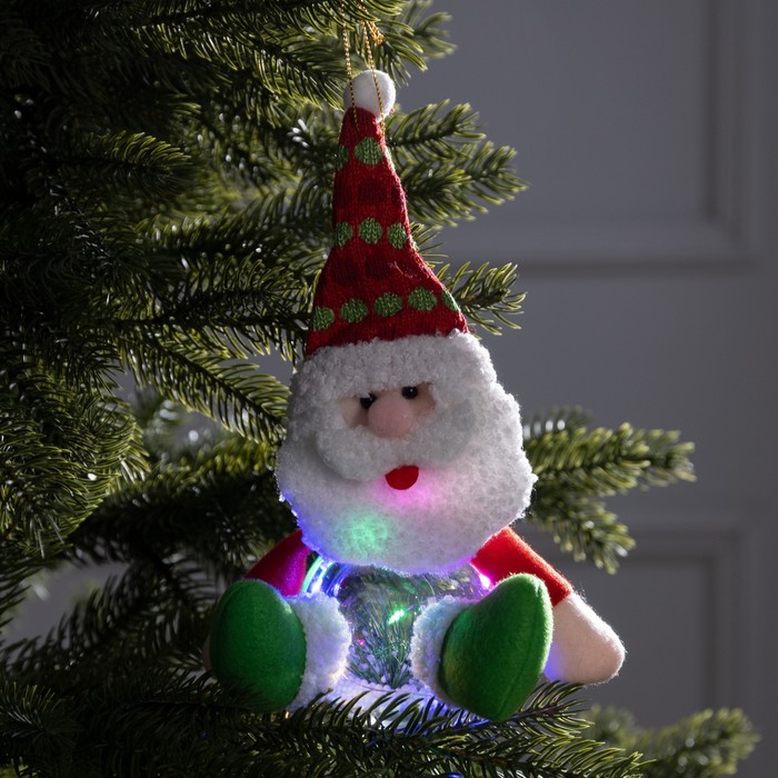 

Елочная игрушка Luazon Lighting Дед Мороз 9594234, Разноцветный, Дед Мороз