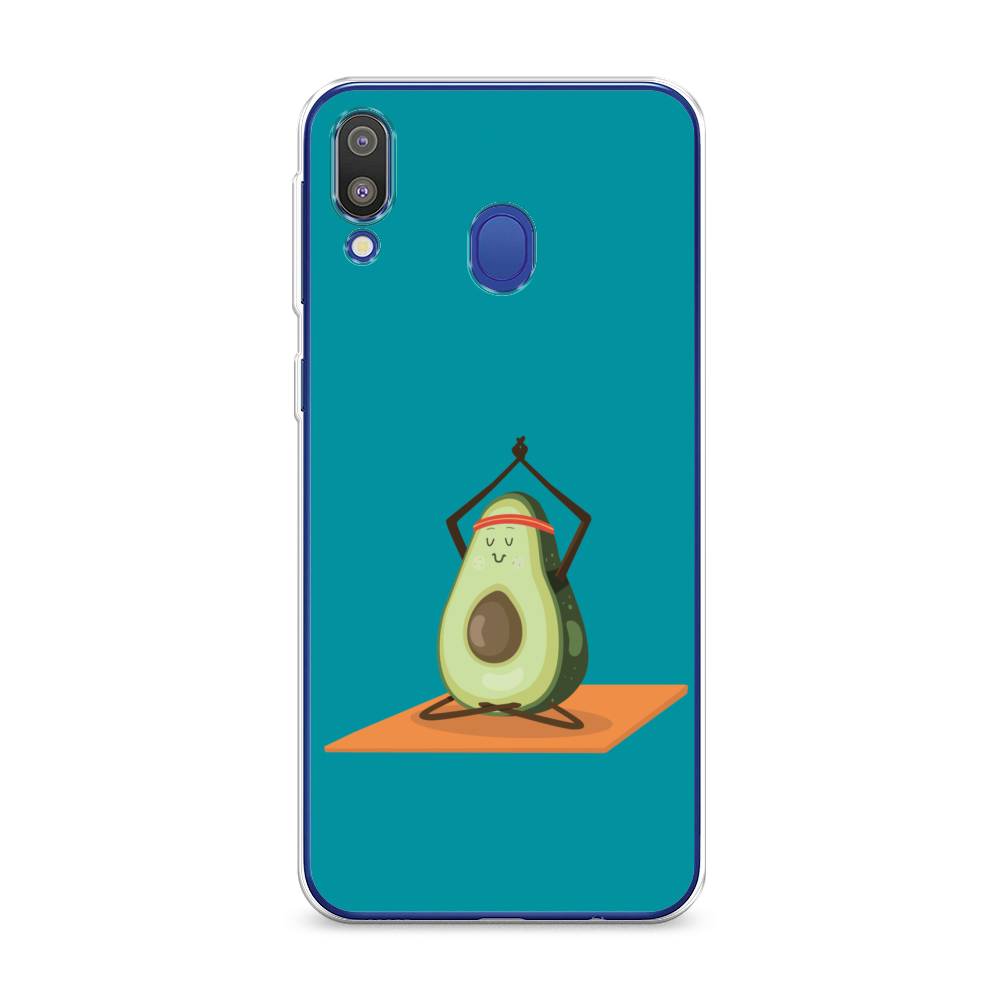 

Чехол на Samsung Galaxy M20 "Расслабься с авокадо", Голубой, 27450-6