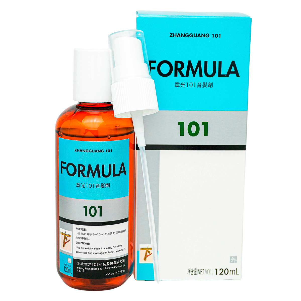 

Лосьон Zhangguang 101 Formula export-packing для волос 120 мл, 0101