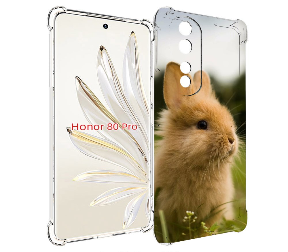 

Чехол MyPads Кролик для Honor 80 Pro, Прозрачный, Tocco