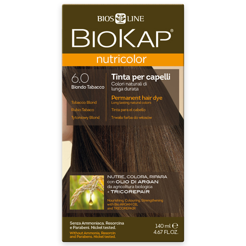 Краска для волос BioKap табачный 60 140 мл kapous 4 12 крем краска для волос с гиалуроновой кислотой коричневый табачный hy 100 мл