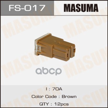 

Fs-017_предохранитель Силовой Тип 'Мама' 70a Коричневый Masuma арт. FS017