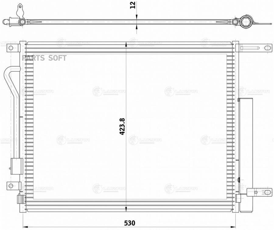 

Конденсер Ravon Nexia R3 (15-) 1.5I LUZAR арт. LRAC 0582