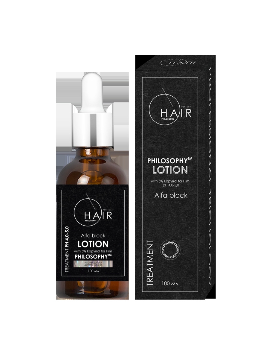 Лосьон против выпадения волос с 5% Kopyrrol Philosophy Hair 100мл