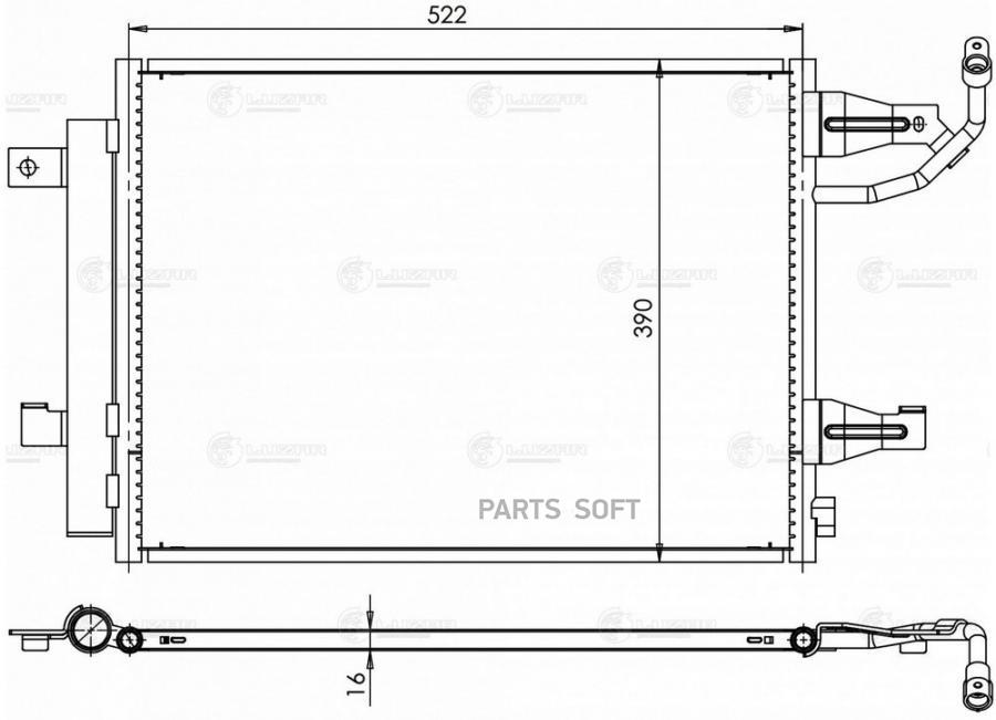 

Конденсер Mitsubishi Colt Vi 1.3/1.5 04- LUZAR арт. LRAC 1119