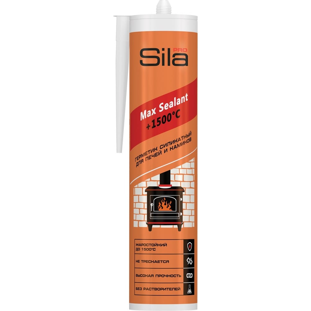 Герметик для печей Sila PRO Max Sealant +1500 герметик для печей penosil