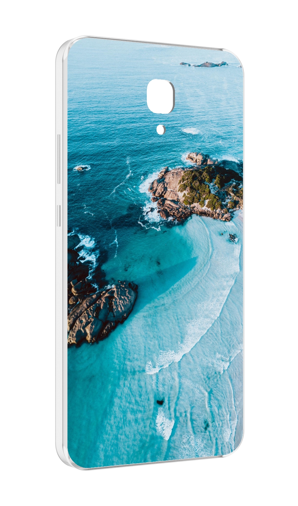 

Чехол MyPads красивый голубой залив для Meizu M5 Note, Прозрачный, Tocco